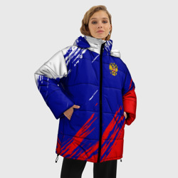 Женская зимняя куртка Oversize Russia sport - фото 2