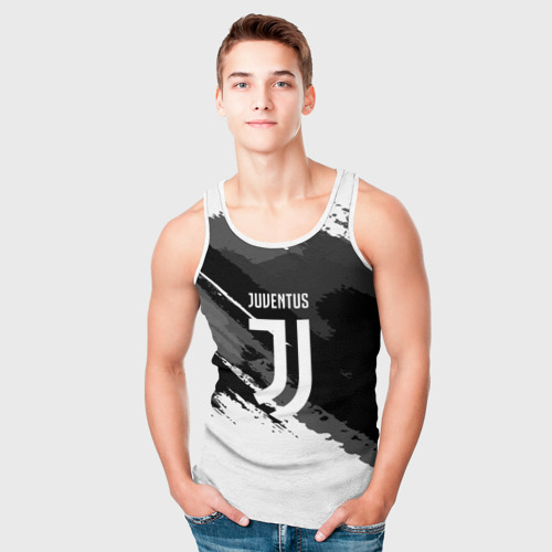 Мужская майка 3D JUVENTUS SPORT STYLE, цвет 3D печать - фото 5