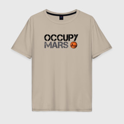 Мужская футболка хлопок Oversize Occupy mars