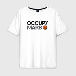 Мужская футболка хлопок Oversize Occupy mars