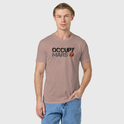 Мужская футболка хлопок Occupy mars - фото 2