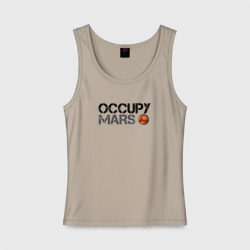 Женская майка хлопок Occupy mars