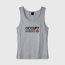 Женская майка хлопок Occupy mars