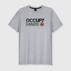 Мужская футболка хлопок Slim Occupy mars