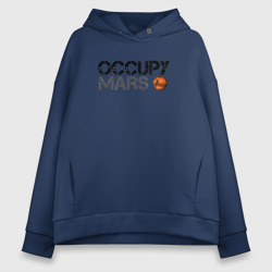 Женское худи Oversize хлопок Occupy mars