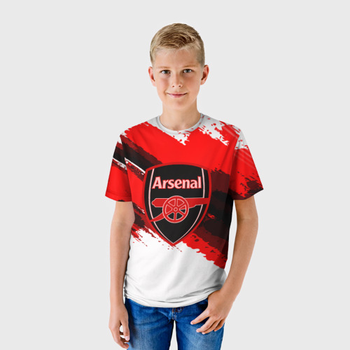 Детская футболка 3D ARSENAL SPORT STYLE, цвет 3D печать - фото 3