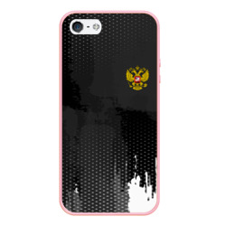 Чехол для iPhone 5/5S матовый Russia sport