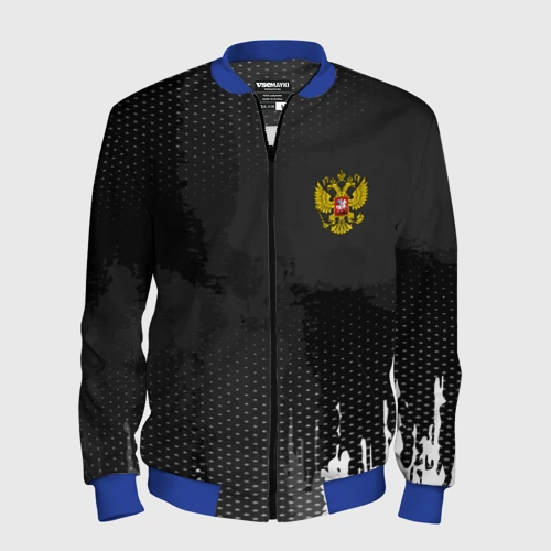 Мужской бомбер 3D Russia sport