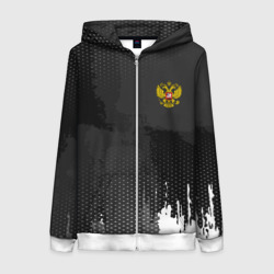 Женская толстовка 3D на молнии Russia sport
