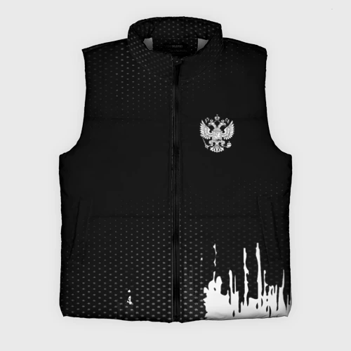 Мужской жилет утепленный 3D Russia black collection