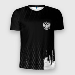 Мужская футболка 3D Slim Russia black collection