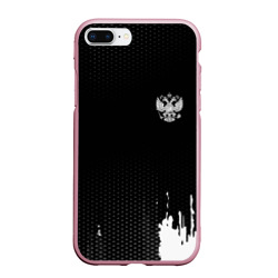 Чехол для iPhone 7Plus/8 Plus матовый Russia black collection
