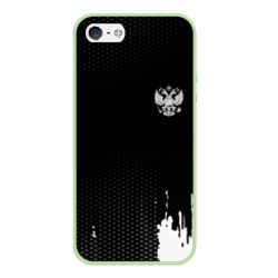 Чехол для iPhone 5/5S матовый Russia black collection