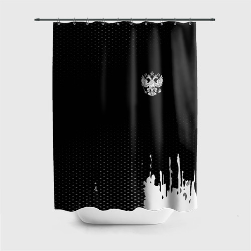 Штора 3D для ванной Russia black collection Фото 01 Штора 3D для ванной Russia black collection Фото 01