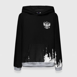 Женская толстовка 3D Russia black collection