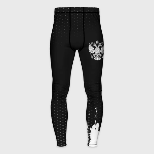 Мужские тайтсы 3D Russia black collection