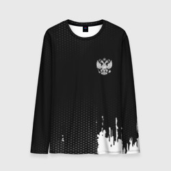 Мужской лонгслив 3D Russia black collection