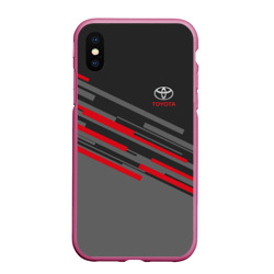 Чехол для iPhone XS Max матовый Toyota Тойота