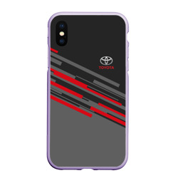 Чехол для iPhone XS Max матовый Toyota Тойота