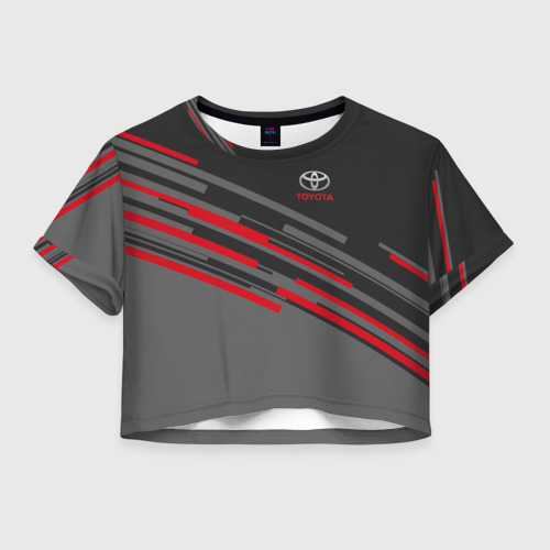 Женская футболка Cropp-top TOYOTA SPORT Фото 01 Женская футболка Cropp-top TOYOTA SPORT Фото 01
