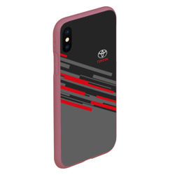 Чехол для iPhone XS Max матовый Toyota Тойота - фото 2