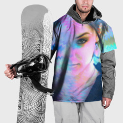 Накидка на куртку 3D Саша Грей. Абстракция