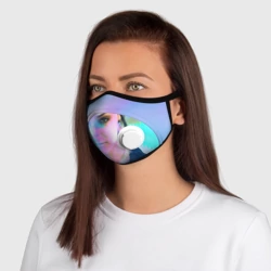 Маска из неопрена Саша Грей. Абстракция - фото 2