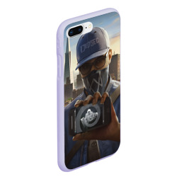 Чехол для iPhone 7Plus/8 Plus матовый Watch Dogs - фото 2