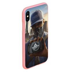 Чехол для iPhone XS Max матовый Watch Dogs - фото 2