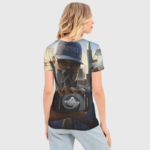 Женская футболка 3D Slim Watch Dogs, цвет 3D печать - фото 4