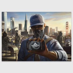 Поздравительная открытка Watch Dogs