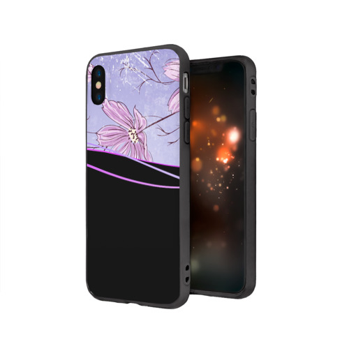 Чехол для Apple iPhone X силиконовый матовый Coloured ornaments Фото 01 Чехол для Apple iPhone X силиконовый матовый Coloured ornaments Фото 01