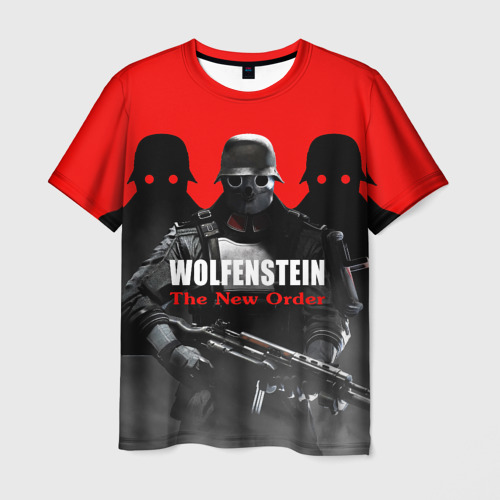 Мужская футболка 3D Wolfenstein: The New Order, цвет 3D печать