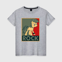 Женская футболка хлопок Rock
