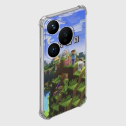 Чехол для Huawei Pura 70 Саша - Minecraft - фото 2