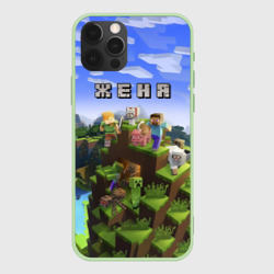 Чехол для iPhone 12 Pro Женя - Minecraft