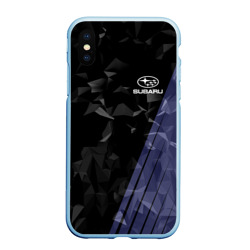 Чехол для iPhone XS Max матовый Subaru sport