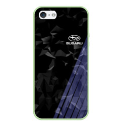 Чехол для iPhone 5/5S матовый Subaru sport