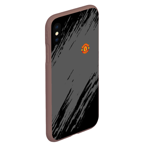 Чехол для iPhone XS Max матовый F.C.M.U 2018 Original, цвет коричневый - фото 3