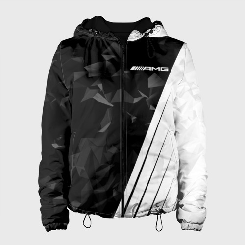Женская куртка 3D AMG sport, цвет черный