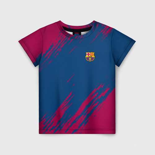 Детская футболка 3D FC Barcelona Barca ФК Барселона, цвет 3D печать