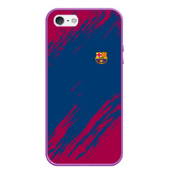 Чехол для iPhone 5/5S матовый FC Barcelona Barca ФК Барселона