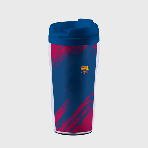 Термокружка-непроливайка FC Barcelona Barca ФК Барселона, цвет синий