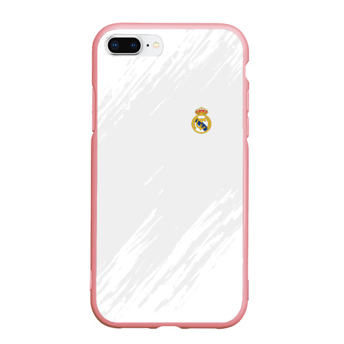 Чехол для iPhone 7Plus/8 Plus матовый Real Madrid 2018 Original, цвет баблгам