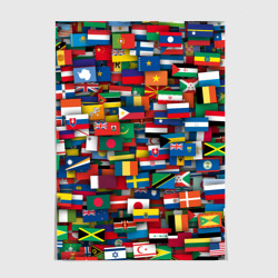 Постер Флаги всех стран