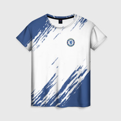 Женская футболка 3D Chelsea uniform форма Челси