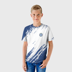 Детская футболка 3D Chelsea uniform форма Челси - фото 2