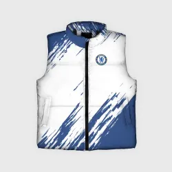 Детский жилет утепленный 3D Chelsea uniform форма Челси