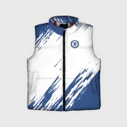 Детский жилет утепленный 3D Chelsea uniform форма Челси
