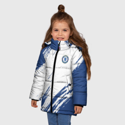 Зимняя куртка для девочек 3D Chelsea uniform форма Челси - фото 2